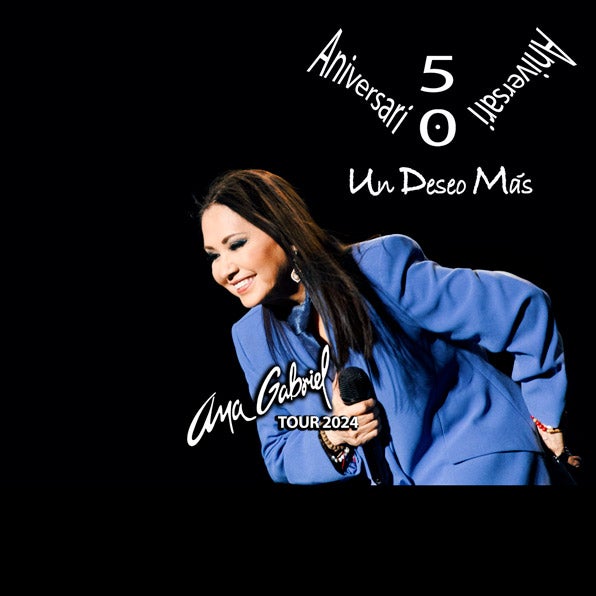 More Info for ANA GABRIEL ANNOUNCES HER “UN DESEO MÁS” TOUR COMING TO KASEYA CENTER