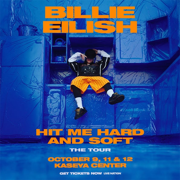 More Info for BILLIE EILISH ANNOUNCES HER “HIT ME HARD AND SOFT: THE TOUR” COMING TO KASEYA CENTER